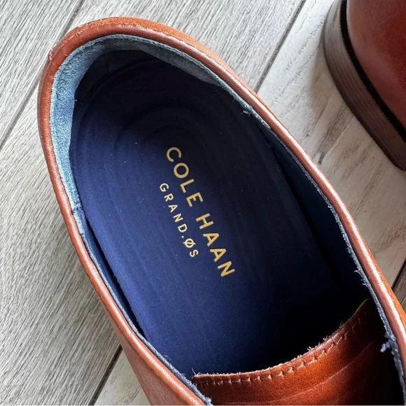 Cole Haan Brown Leather Oxfords - Picture 3 of 7